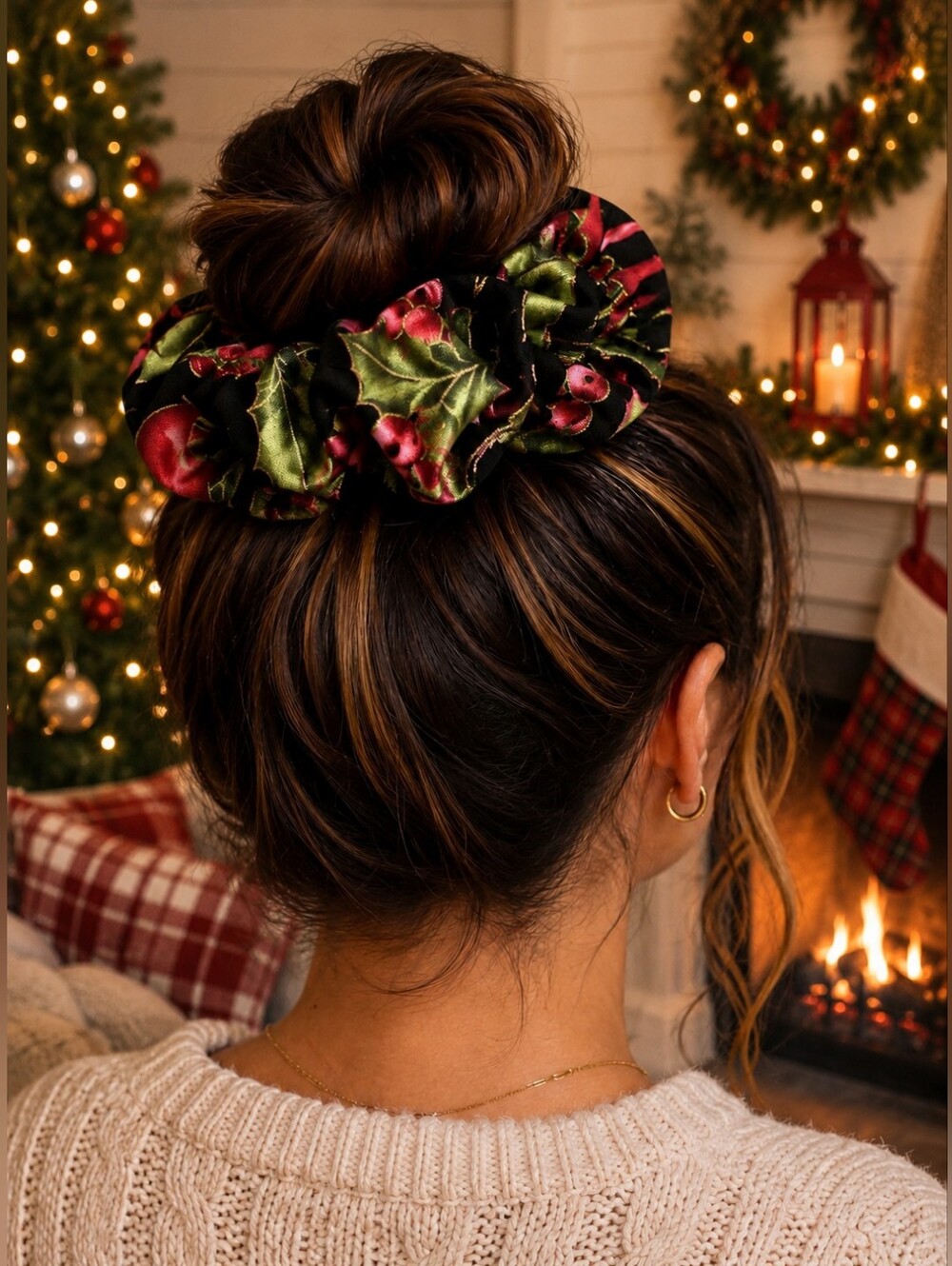 Misteltoe Scrunchie